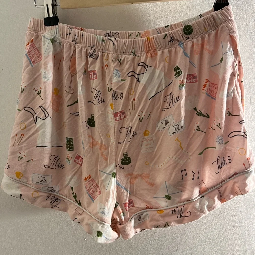 Kate Spade With Love Shorty Bridal Pajama Set - Picture 10 of 11